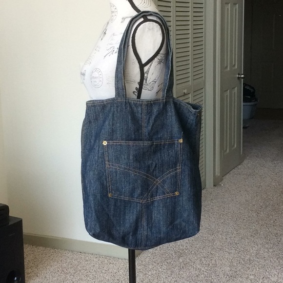 🌈 Denim Tote 🌈 - Picture 1 of 5